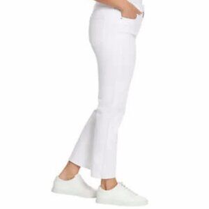 Ella Moss Women's White Mid-Rise Straight Ankle Jeans Size‎ 8 NEW